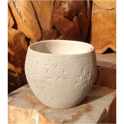 Doniczka Stone Kula Taupe