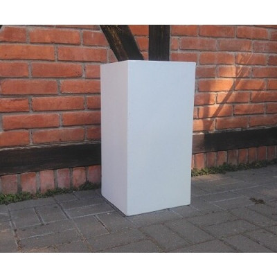 Donica DeeF betonowy słupek biały