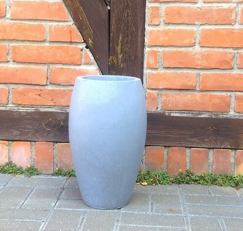 Donica DeeF betonowy wazon szary