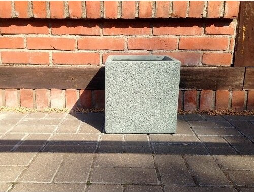 Donica cementowa Faktura sześcian