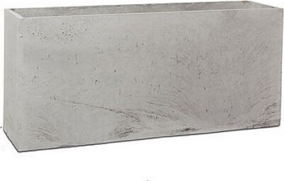 Betonowa szara donica duża ścianka