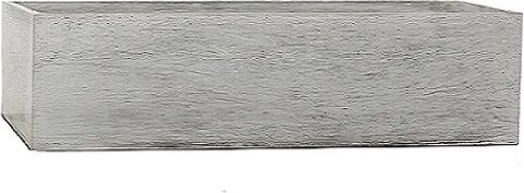 Betonowa szara donica skrzynia niska