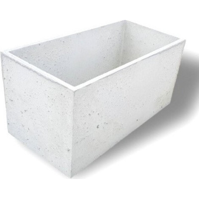 Donica skrzynia biała beton architektoniczny