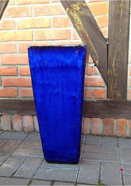 Wazon Sumba kwadratowy  niebieski