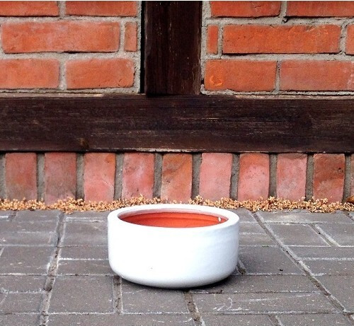 Donica misa prosta biała