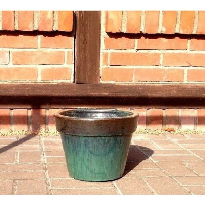 Donica prosta z rantem turkusowa