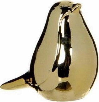 Figurka ceramiczna złoty ptaszek