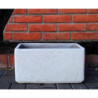 Donica skrzynia biały kamień