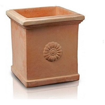 Donica terakota kwadratowa Emblemat