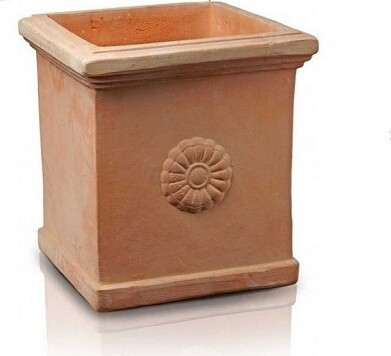 Donica terakota kwadratowa Emblemat