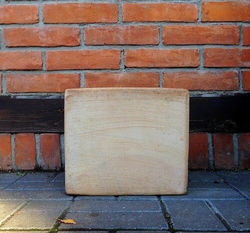 Donica terakota sześcian jasna