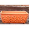 Donica terakota naturalna korytko ze wzorem