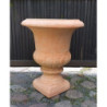 Donica terakota jasna wazon na nóżce