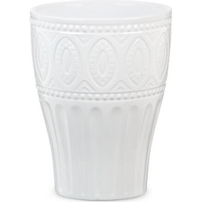 Doniczka storczykówka Etno biała