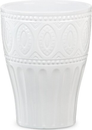 Doniczka storczykówka Etno biała