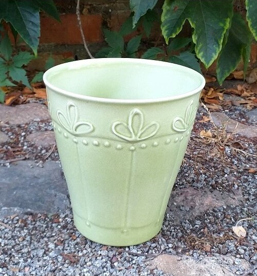 Osłonka Retro pastelowa zieleń