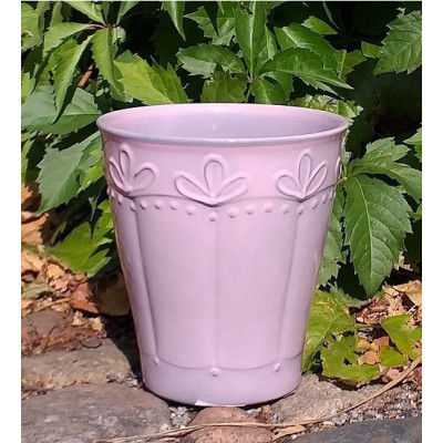 Osłonka Retro pastelowy róż