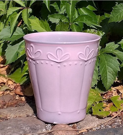 Osłonka Retro pastelowy róż