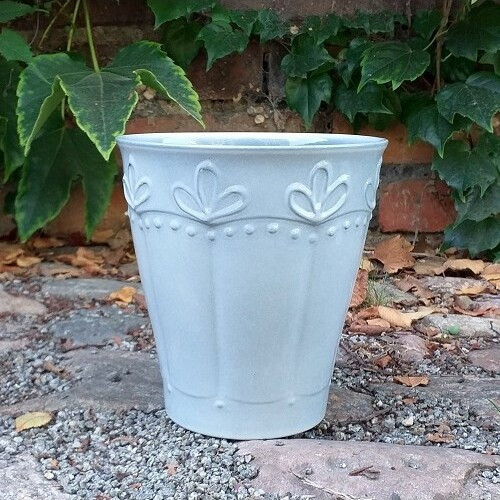 Osłonka Retro błękitna szarość