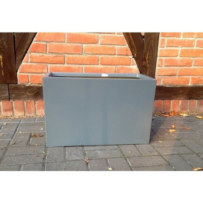 Donica z włókna szklanego szara skrzynia