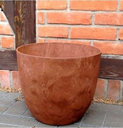 Donica Artstone Bola okrągła dąb