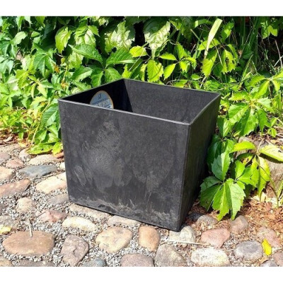 Donica ArtStone Maud kwadratowa czarna