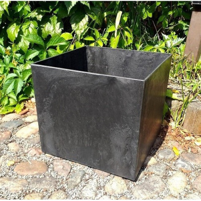 Donica ArtStone Maud kwadratowa czarna