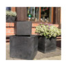 Donica ArtStone Maud kwadratowa czarna
