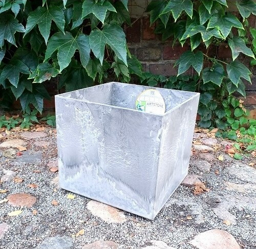 Donica ArtStone Maud kwadratowa szara