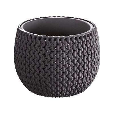 Osłonka Ażurowe Sploty kula antracyt