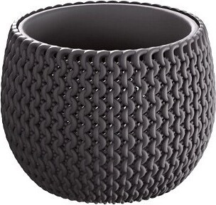 Osłonka Ażurowe Sploty kula antracyt