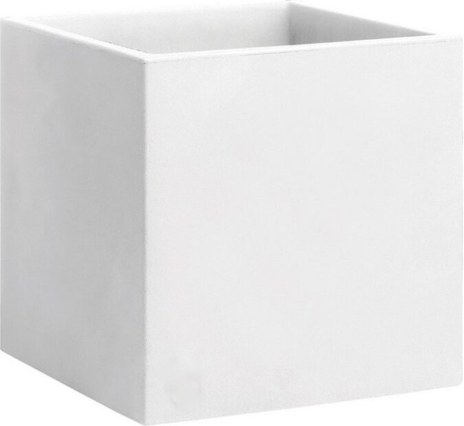 Donica włoska sześcian biały