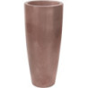 Donica włoska wazon wysoki taupe z połyskiem
