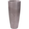 Donica włoska wazon wysoki popielaty z połyskiem