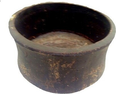 Donica Hanna brązowa okrągła misa