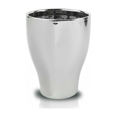 Doniczka Mirror srebrna lustrzana storczykówka