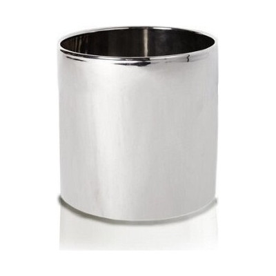 Doniczka Mirror srebrna lustrzana walec